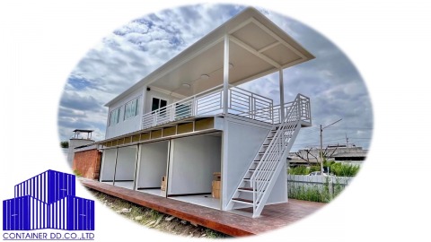 สร้างร้านตู้คอนเทนเนอร์ใช้ทำธุรกิจ 